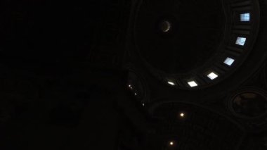 Vatikan, Roma, İtalya. St. Peter Kilisesi, Vatikan 'da Rönesans tarzında inşa edilen bir kilisedir..