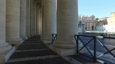 Vatikan, Roma, İtalya. St. Peter Kilisesi, Vatikan 'da Rönesans tarzında inşa edilen bir kilisedir..