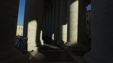 Vatikan, Roma, İtalya. St. Peter Kilisesi, Vatikan 'da Rönesans tarzında inşa edilen bir kilisedir.. 