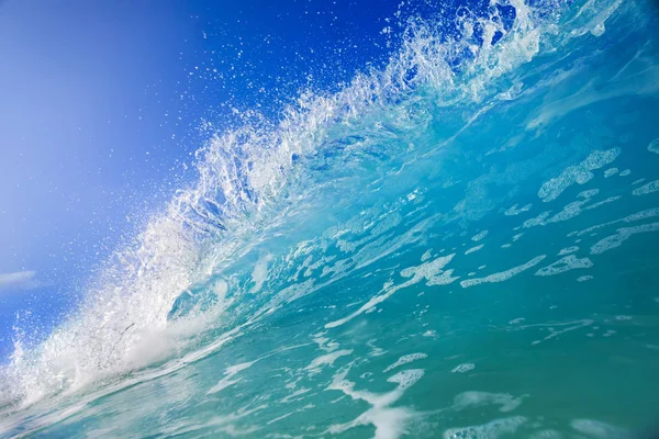 Ola Surf Shorebreak Fondo Agua Del Océano Mar Tropical — Foto de Stock