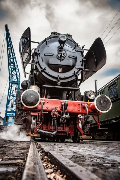 Details Und Verschiedene Bilder Von Lokomotiven Rangierbahnhöfen Waggons Waggons Und — Stockfoto