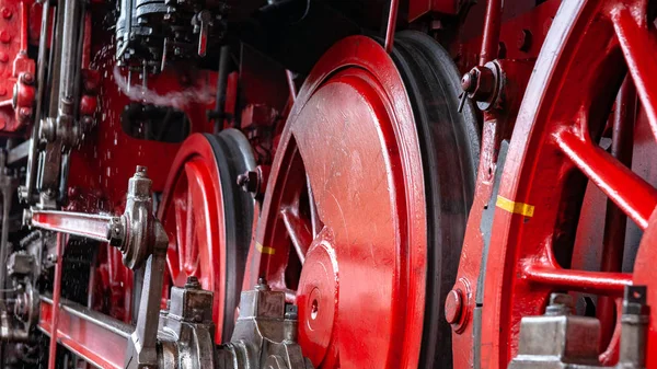 Details Different Images Locomotives Marshalling Yard Wagons Carriages Train Stations — Stock Photo, Image