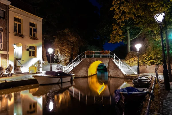 Sokaklar Evler Sokaklar Kanallar Alkmaar Eski Kasaba Kuzey Hollanda Ayrıntıları — Stok fotoğraf