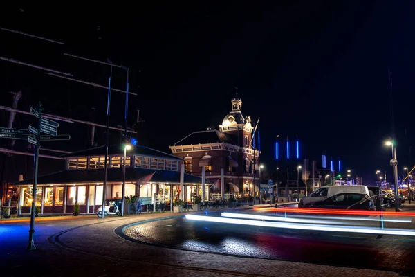 Старое Портовое Здание Фризского Города Харлинген Севере Нидерландов Классическая Архитектура — стоковое фото