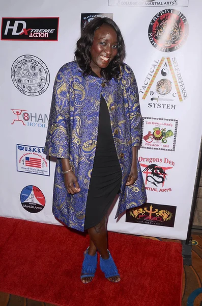 Mathilde Baji Usa Martial Arts Hall Fame Red Carpet Extravaganza — Photo