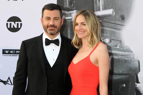 Jimmy Kimmel, Molly Mcnearney — Foto Stock