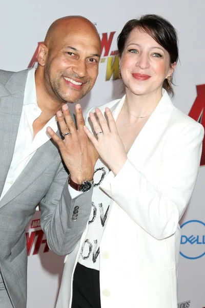 Keegan-Michael Key, Elisa Puglies — Foto de Stock