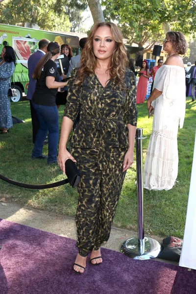 Leah Remini 20E Gala Designcare Annuel Propriété Privée Malibu — Photo