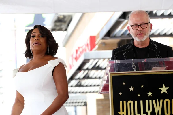 Niecy Nash Ryan Murphy Στο Star Niecy Nash Για Χόλιγουντ — Φωτογραφία Αρχείου