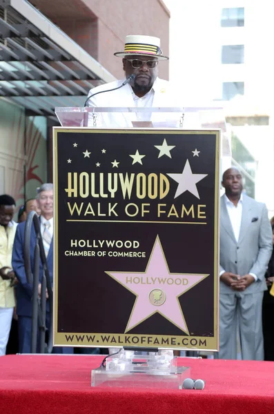 Cedric Entertainer Cedric Entertainer Star Sulla Hollywood Walk Fame Hollywood — Foto Stock