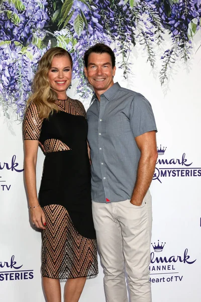 Rebecca Romijn, Jerry O 'Connell — Stok Foto