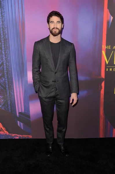 Darren Criss Assassination Gianni Versace Red Carpet Event Leo Bing —  Fotos de Stock