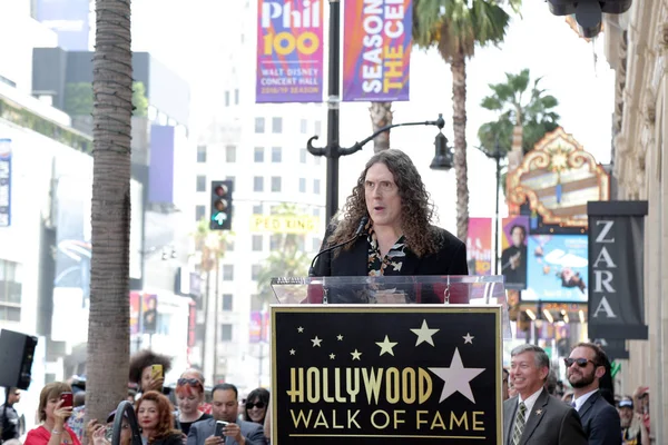 Weird Yankovic Weird Yankovic Star Walk Fame Hollywood — Stock Photo, Image