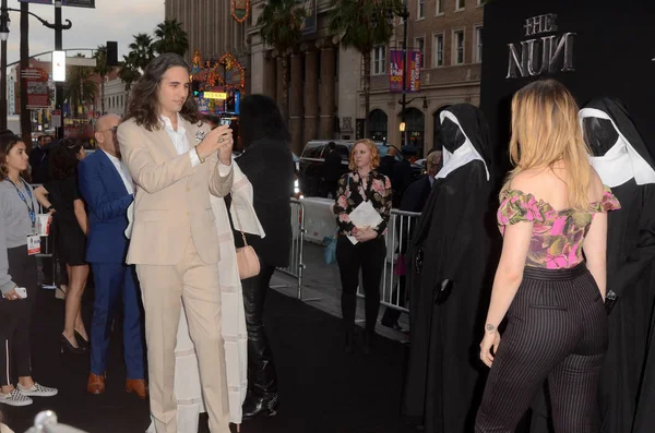 Nick Simmons Sophie Simmons Estreno Mundial Monja Tcl Chinese Theater —  Fotos de Stock