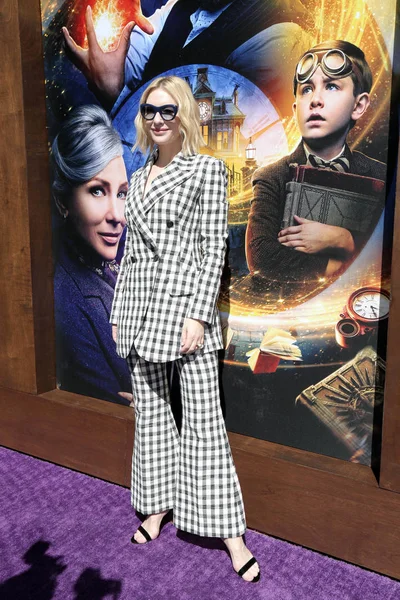 Cate Blanchett Premierze Dom Zegarem Ścianach Chiński Teatr Tcl Hollywood — Zdjęcie stockowe