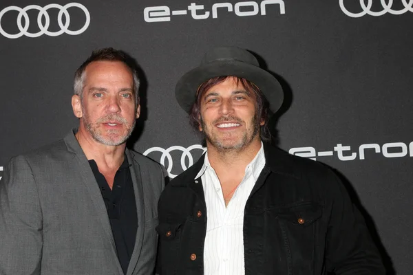 Jean Marc Vallee Nathan Ross Audi Pre Emmy Party Peer — Fotografia de Stock