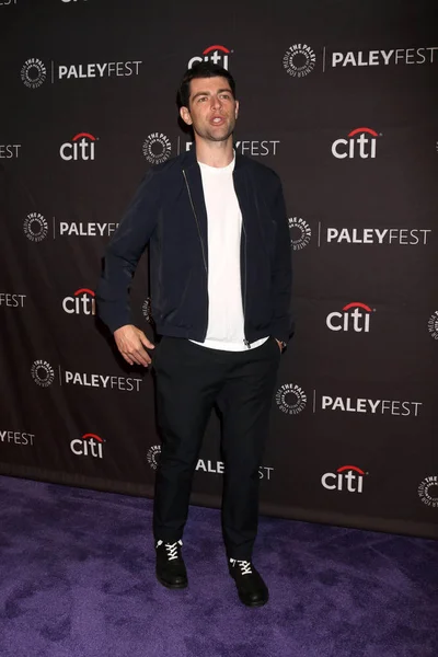 Max Greenfield Paleyfest 2018 Anteprima Cbs Paley Center Media Beverly — Foto Stock