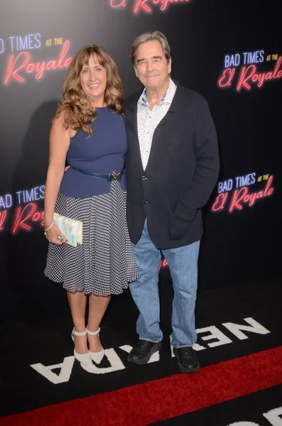 Wendy Bridges Beau Bridges Bad Times Royale Global Premiere Tcl — Stock Photo, Image