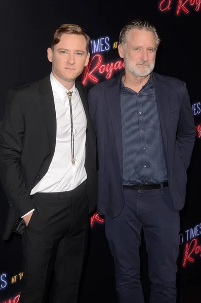 Lewis Pullman Bill Pullman Bad Times Royale Estreno Global Tcl — Foto de Stock