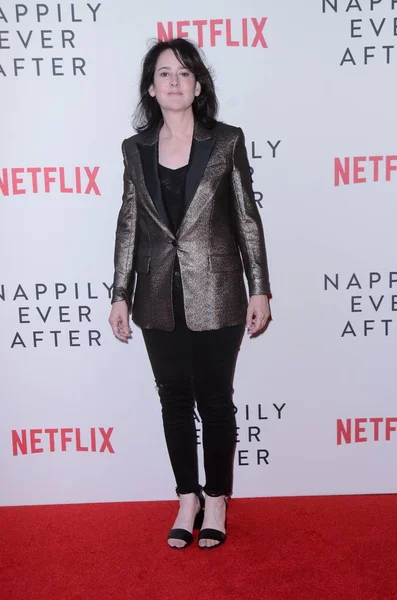 Lesley Barber Alla Proiezione Speciale Nappily Ever Harmony Gold Theater — Foto Stock