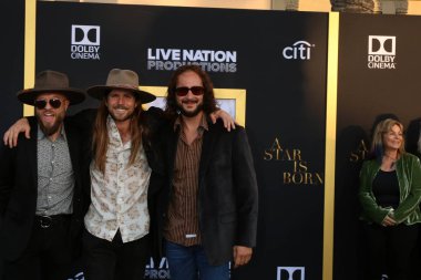 Los Angeles - 24 Eylül 2018: Lukas Nelson Band, tapınak Auditorium 