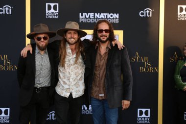 Los Angeles - 24 Eylül 2018: Lukas Nelson Band, tapınak Auditorium 