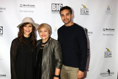 Rosie Perez, Lourdes Ramos, Ramon Rodriguez Catalina Film Festivali'nde - Açılış Gecesi, Sanat Tiyatrosu, Long Beach, Ca 09-26-18