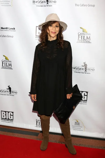 Rosie Perez Catalina Film Festival Premiärkväll Konst Teater Long Beach — Stockfoto
