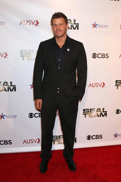 David Boreanaz Bei Der Seal Team Saison Premiere Screening American — Stockfoto