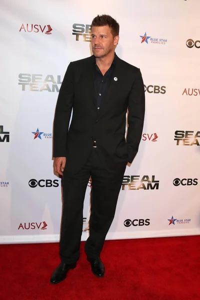 David Boreanaz Bei Der Seal Team Saison Premiere Screening American — Stockfoto