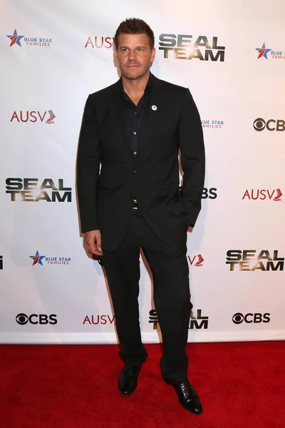 David Boreanaz Estreno Segunda Temporada Seal Team American Legion Post — Foto de Stock