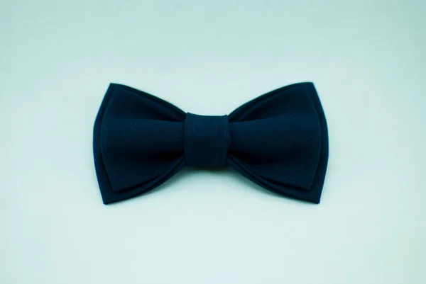 Стильна Добре Розроблена Синя Краватка Білому Тлі Ізольована — стокове фото