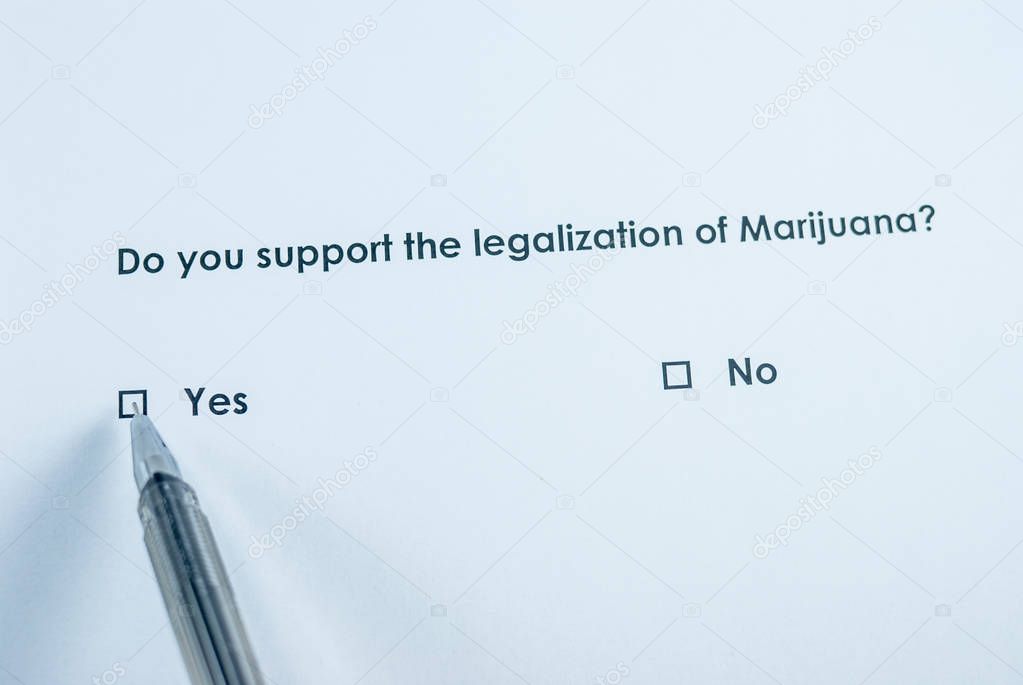 Do you support the legalization of marijuana? yes
