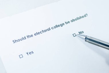 Should electoral college be abolished? clipart