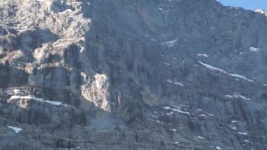 Dağ doruklarına landskape arka plan. Jungfrau, Bernese highland. Alpler, turizm, seyahat ve macera kavramı hiking