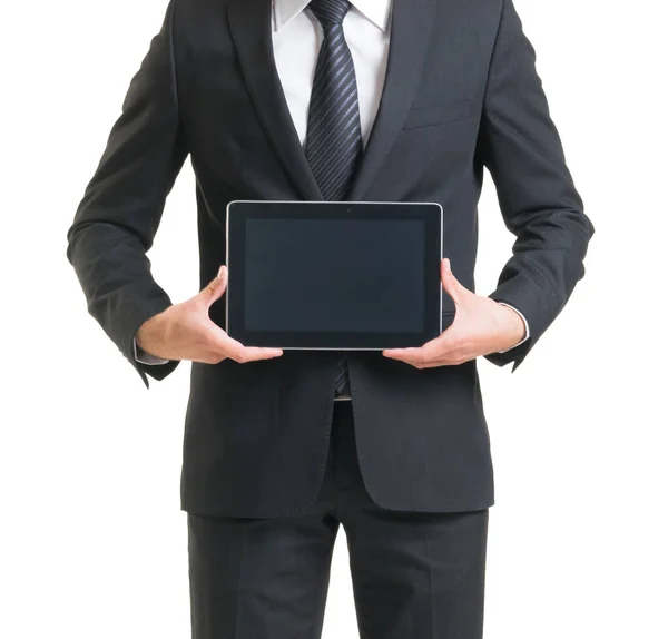 Businessman Suit Isolated White Close Man Formalwear Business Concept — Stock Photo, Image