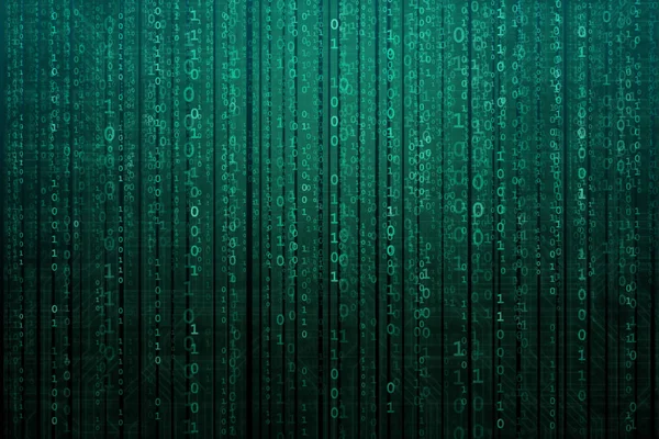 Fond Numérique Abstrait Avec Code Binaire Hackers Darknet Réalité Virtuelle — Photo