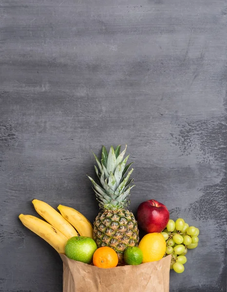 Ingredientes Alimenticios Saludables Verduras Frescas Frutas Superalimentos Nutrición Dieta Concepto — Foto de Stock