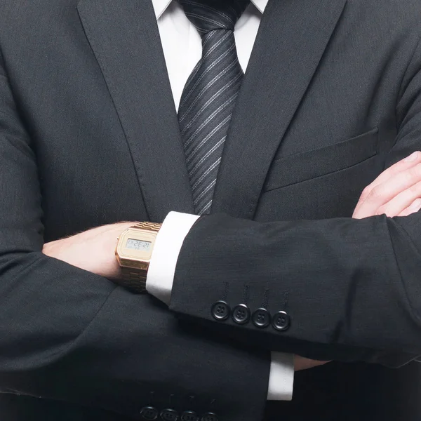 Close Businessman Formal Wear Businessperson Suit Business Concept — Stock Photo, Image