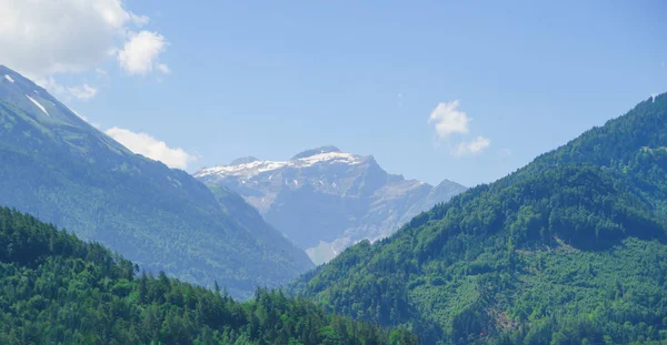Alpské Vrcholy Krajinné Pozadí Jungfrau Bernese Highland Alpy Turistika Cesty — Stock fotografie