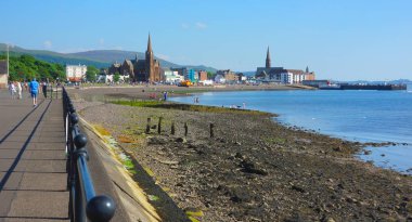 Largs Ayr, İskoçya - deniz-açık - güzel, güneşli bir gün.