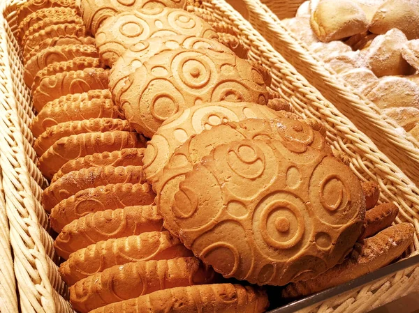 Biscuits sablés frais, délicieux produits de boulangerie — Photo