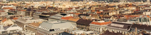 Вид Воздуха Будапешт Венгрия Город Горизонтом — стоковое фото