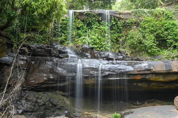 Huang Nam Keaw Waterfall Koh Kood Island Thailand — Stock Photo, Image