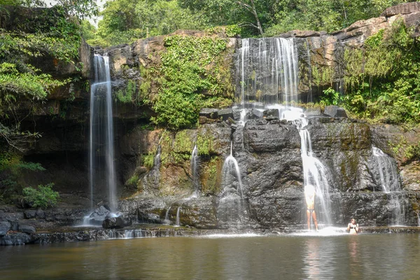 Koh Kood Island Thaïlande Janvier 2018 Cascade Klongchao Sur Île — Photo