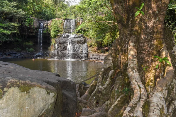 Cascata Klongchao Nell Isola Koh Kood Thailandia — Foto Stock