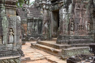Angkor Kamboçya Siem Reap içinde karmaşık tapınakta ta Som