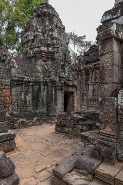 Angkor Kamboçya Siem Reap içinde karmaşık tapınakta ta Som