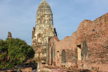 Tayland tapınak Ayutthaya Tarih Parkı
