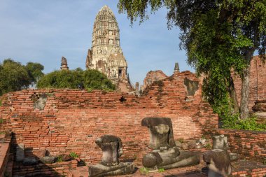 Tayland tapınak Ayutthaya Tarih Parkı